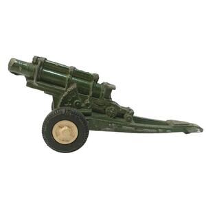 Vintage Tootsietoy Army Howitzer Canon Gun Trailor Made In USA Original #1 1960